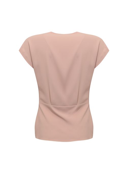Blusa con dettaglio gioiello HANITA | H.M3135.4558ROSA QUARZO